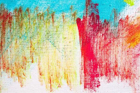 Creative background, a spot of  colored primer rubbed on the surface of a l.. Foto stock