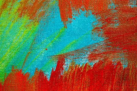 Creative background, a spot of  colored primer rubbed on the surface of a l.. Stock Photos