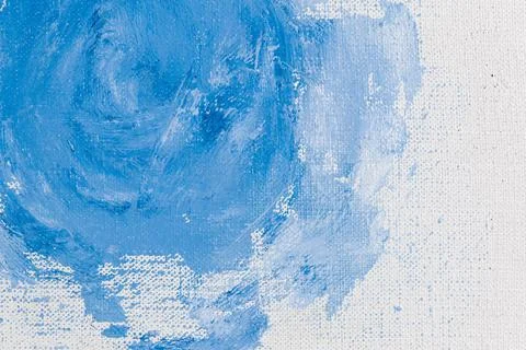 Creative background, stain of colored primer rubbed on the surface of a linen Stock Photos