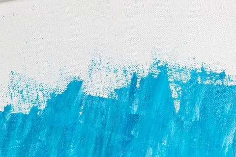 Creative background, stain of colored primer rubbed on the surface of a linen Stock Photos