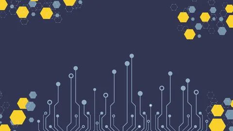 Creative background technology Seamless pattern Stock Illustration