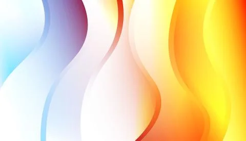 Creative Background With Wave Gradient Shape. For Your Design Wallpapers Pres Stock Illustration