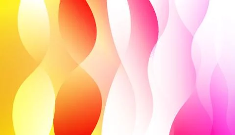 Creative Background With Wave Gradient Shape. For Your Design Wallpapers Pres Illustrazione stock