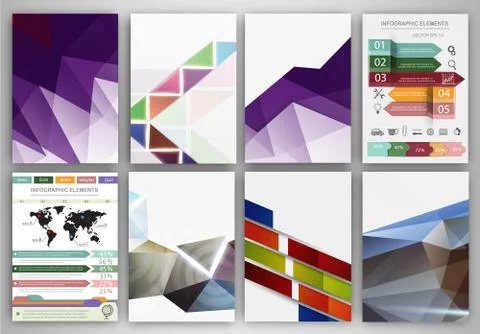 Creative backgrounds and abstract concept vector icons Stock Illustration