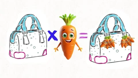 Creative Bag Transformation Animation Stock Footage 331633957