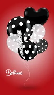 Creative balloon red 스톡 일러스트