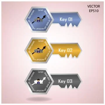 Creative banners template Stock Illustration