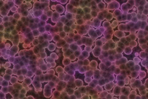 Creative beautiful big amount of biological viruses computer graphics 스톡 일러스트