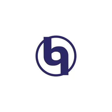 Creative bh logo bh icon catchy simple bh logo Stock Illustration