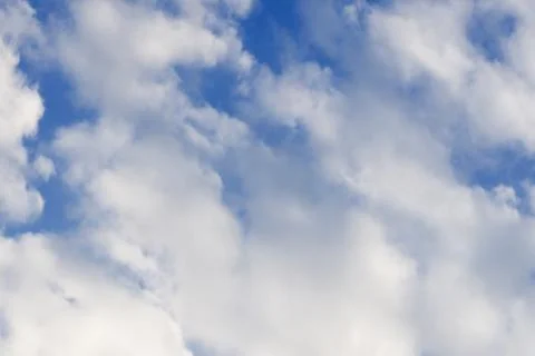 Creative big cloud summer view weather white . Stock Photos