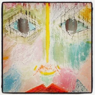 Creative Bird Self Portrait (close up) 스톡 일러스트