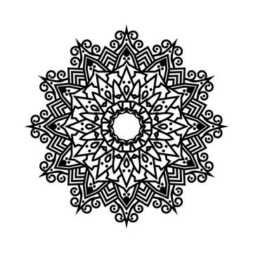 Creative black and white background design vector for hand drawn lotus 스톡 일러스트