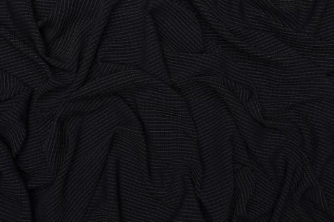 Creative of black fabric with textile texture background Stock Photos