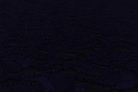 Creative blue fabric with floral pattern and textile texture background Stockfoto's