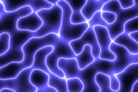 Creative blue fluorescent magic digitally drawn background texture illustration Stock Illustration