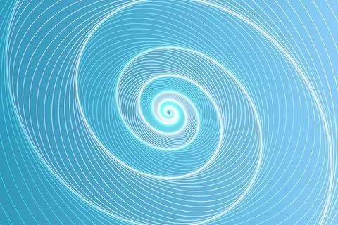 Creative blue spiral background Stock Illustration