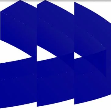 Creative Blue Surface Elements for Print and Digital Applications Stock Illustration