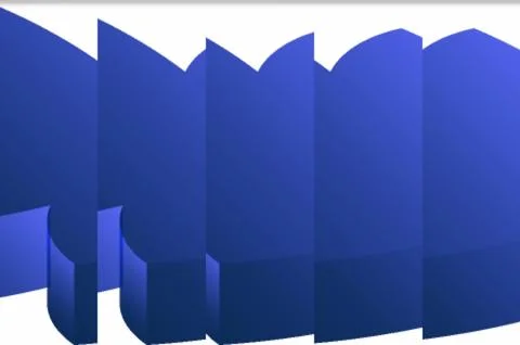 Creative Blue Surface Elements for Print and Digital Applications Illustrazione stock