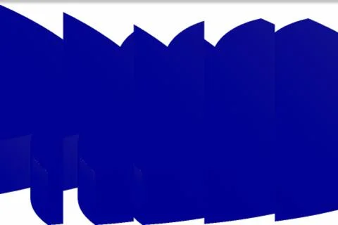 Creative Blue Surface Elements for Print and Digital Applications Stock Illustration