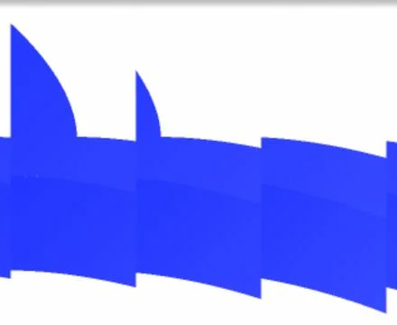 Creative Blue Surface Elements for Print and Digital Applications Illustrazione stock