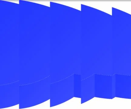 Creative Blue Surface Elements for Print and Digital Applications Stock Illustration