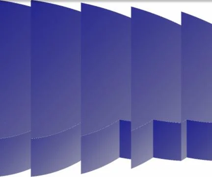 Creative Blue Surface Elements for Print and Digital Applications Illustrazione stock