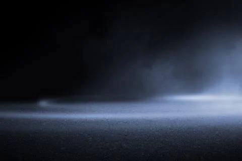 Creative blurry outdoor asphalt background with mist light high speed Stock Illustration