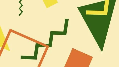 Creative Bold Angled Elements in Beige Background Stockillustratie