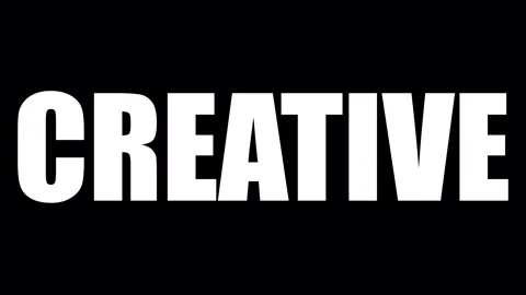 Creative Bold Text Animation on Dark Background Stock Footage 331810170