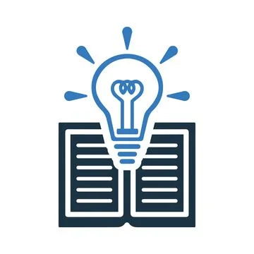 Creative, book, icon. Simple editable vector design isolated on a white bac.. Stock Illustration