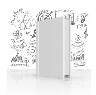 Creative book idea Stock Illustration