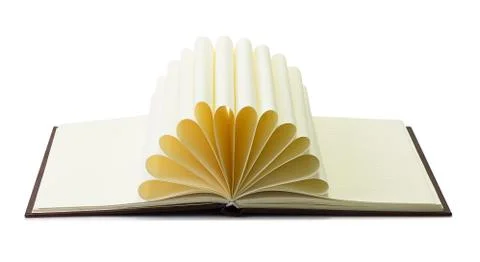 Creative book isolated Stock Photos