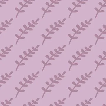 Creative botanic seamless pattern in simple style with branches leaves orname 스톡 일러스트