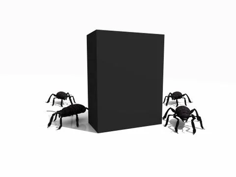 Creative box templates Stock Illustration