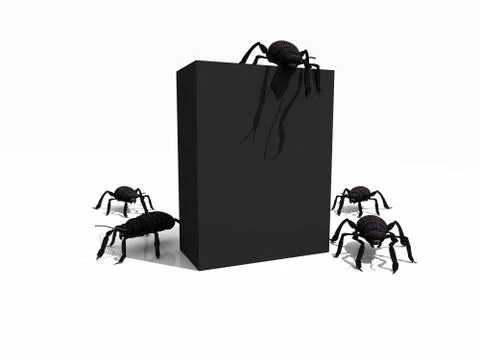 Creative box templates Illustrazione stock