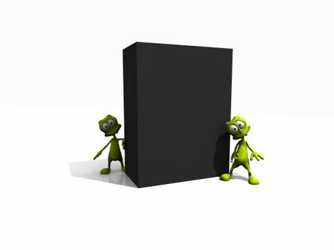 Creative box templates Illustrazione stock