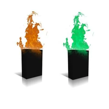 Creative box templates Stock Illustration