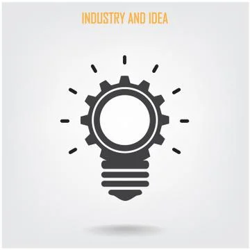 Creative brain idea concept background Stock Illustration