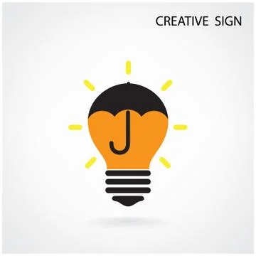 Creative brain idea concept background design Stock Illustration