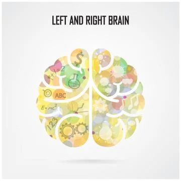 Creative brain idea concept Stock Illustration