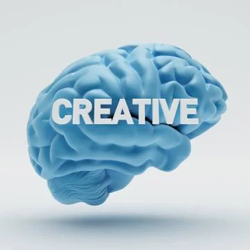Creative brain Illustrazione stock