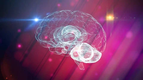 Creative brain neural network medical background Stock Footage 102491576