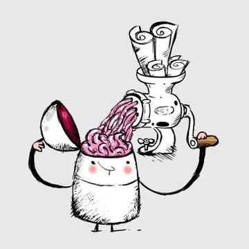 Creative brainstorming Stock Illustration