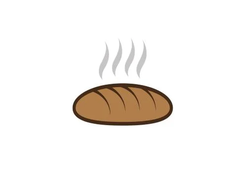 Creative Bread logo Vector Stock Illustration