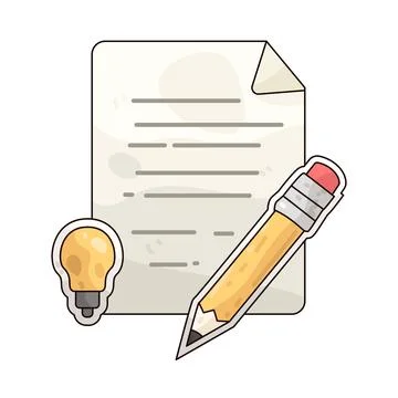 Creative brief illustration Stock-Illustration