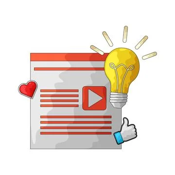 Creative brief illustration Illustrazione stock