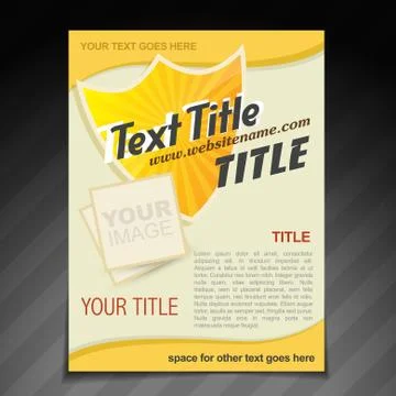 Creative brochure design Stock Illustration