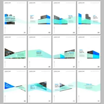 Creative brochure templates with architecture design. Abstract modern Stock Illustration