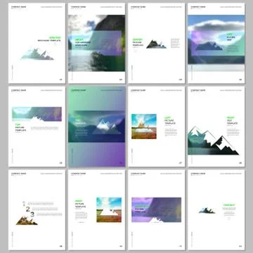Creative brochure templates. Covers design templates for flyer, leaflet Stock Illustration
