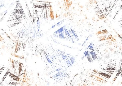 Creative brown blue background, abstract texture with cracks Stock Illustration